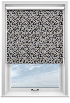 Oak Leaves, Monochrome - Twist&Fit Roller Blind